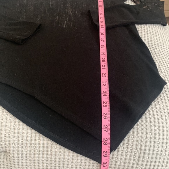 Karen Kane Metallic Asymmetric Tunic Top - Picture 7 of 7